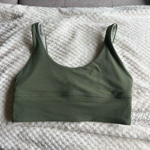 Lululemon Align Sports Bra - Green Twill/Light Sage - Size 8
